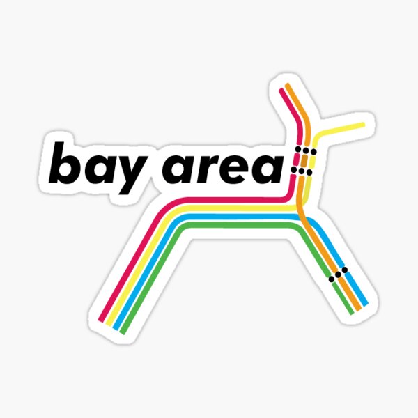 Item preview, Bay Area Bart Map designed and sold by art-by-mel.