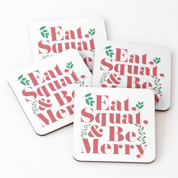 Item preview, Eat squat and be merry  designed and sold by ArlenePowell.