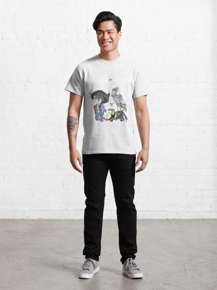 Classic T-Shirt, Birds in shoes designed and sold by JimsBirds