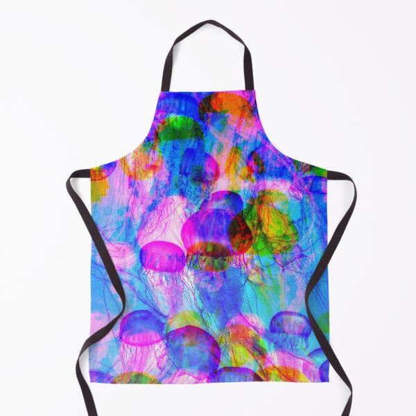 Item preview, Tiny Neon Jellyfish Jamboree designed and sold by StayCuztom.