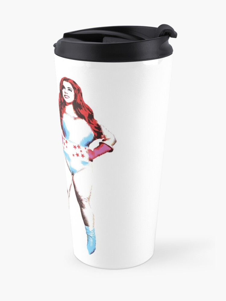 Alternate view of Clitoria Comic Style Travel Coffee Mug
