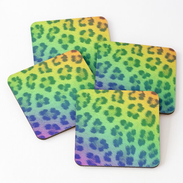 Item preview, Realistic Leopard Print Through Rainbow Lens designed and sold by MixedBagMerch.