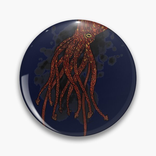 Item preview, Red Squid designed and sold by Salem Scribbles.