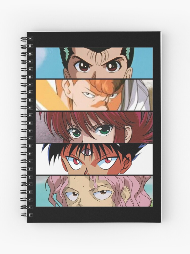 Retro Art Love Yuyu Hakusho Characters Arts Spiral Notebook For Sale By Dorothyoma75 Redbubble