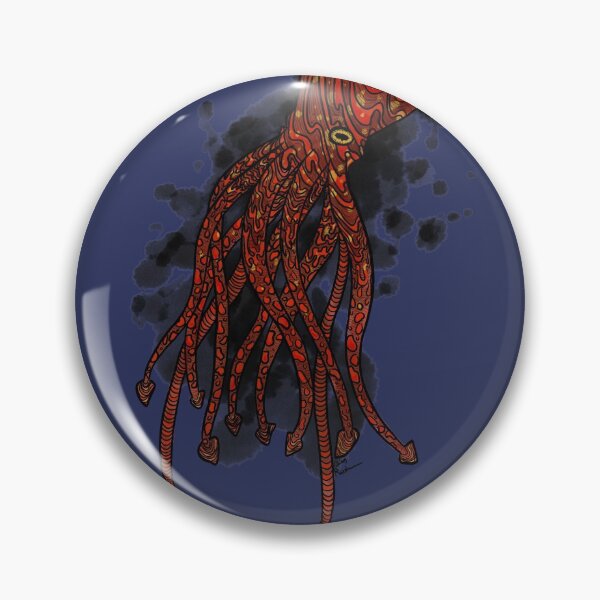 Item preview, Lava Squid designed and sold by Salem Scribbles.