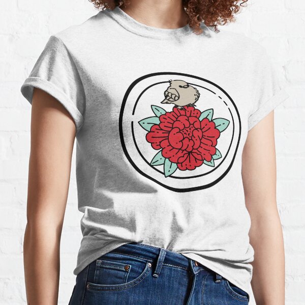 Fat Bird Flower Classic T-Shirt