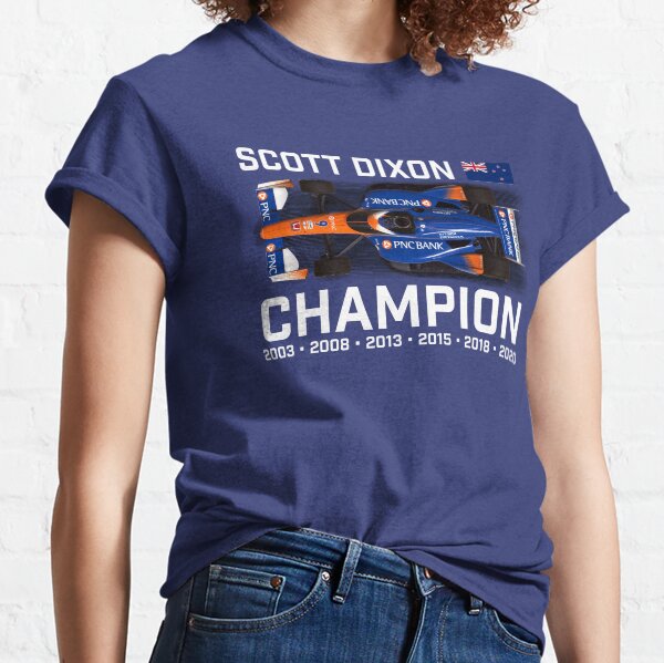 Scott Dixon Champion 2020 (white text on blue) Classic T-Shirt