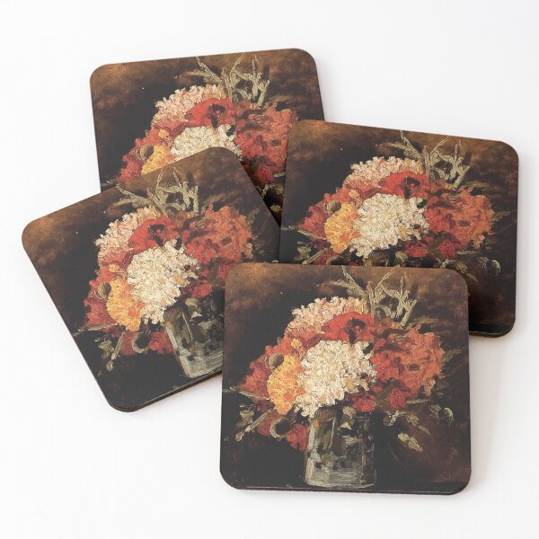 Item preview, Vincent van Gogh | Vase with Carnations designed and sold by badguyduh.