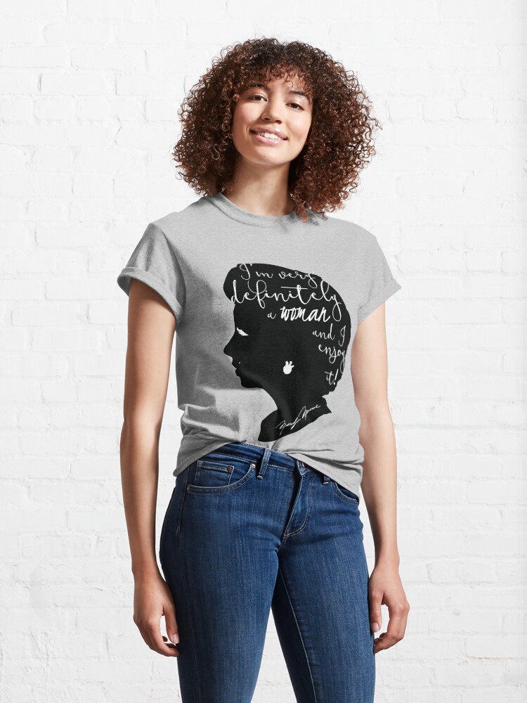 Alternate view of Marilyn Monroe I'm Definitely a Woman and I Enjoy It Classic T-Shirt