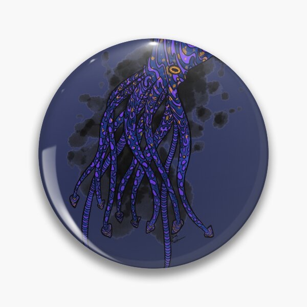 Item preview, Starry Night Squid designed and sold by Salem Scribbles.