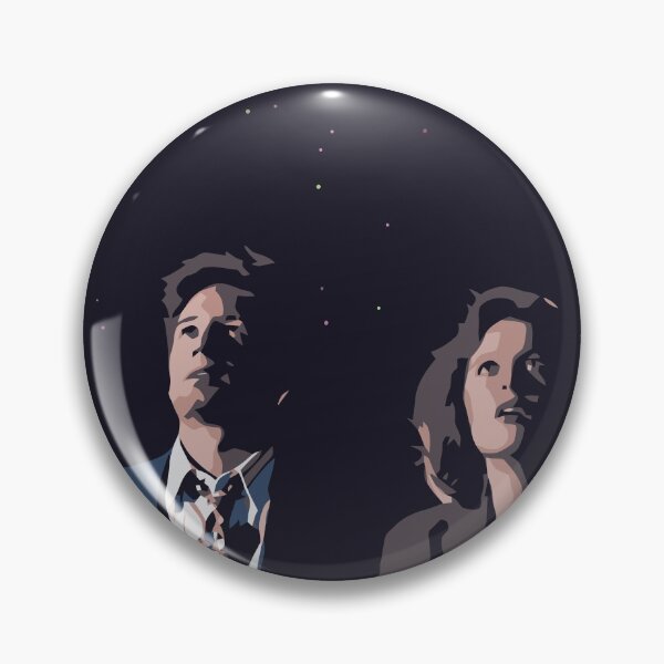 Item preview, Mulder and Scully looking at the stars designed and sold by thisfadingdream.