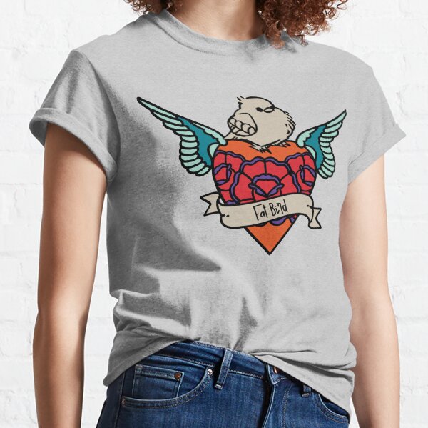 Fat Bird Heart Classic T-Shirt