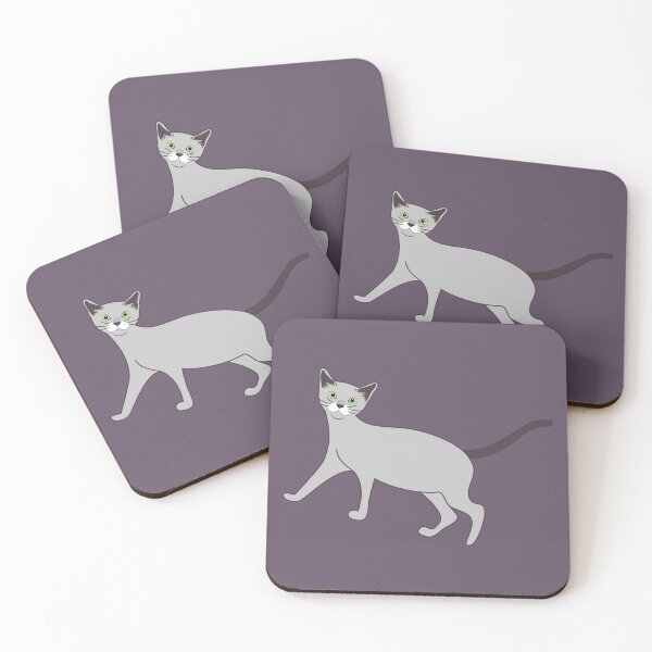 Item preview, Russian Blue Cat and Fish Bone designed and sold by lulululupaint.