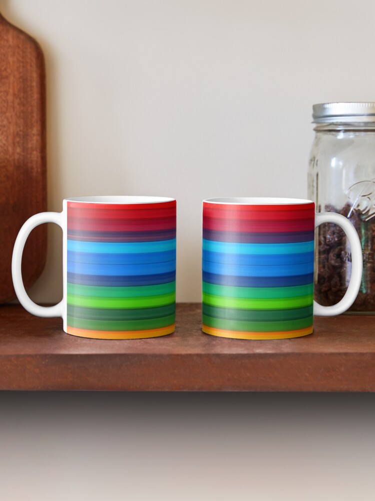 Alternate view of Rainbow Stripes Mug