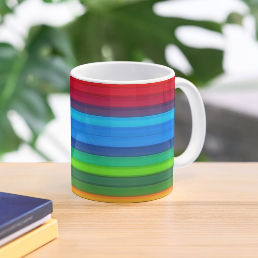 Rainbow Stripes Mug