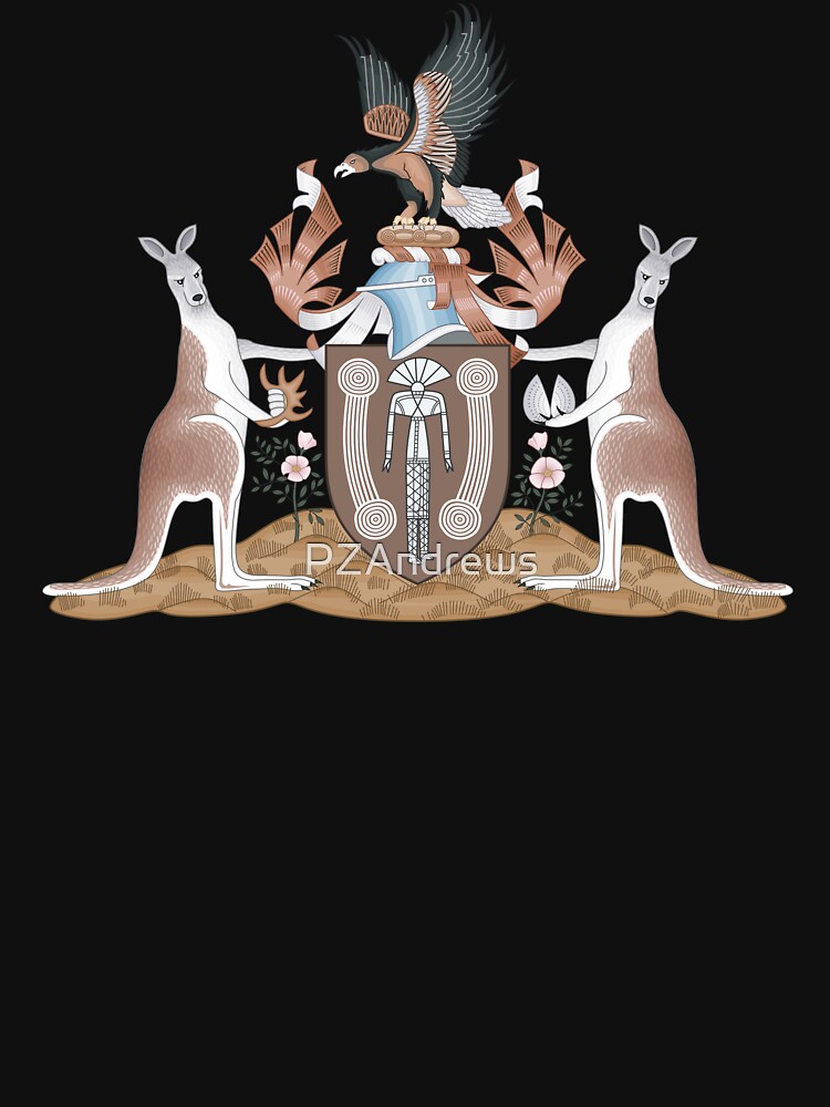 "Northern Territory Coat of Arms, Australia" T-shirt by PZAndrews