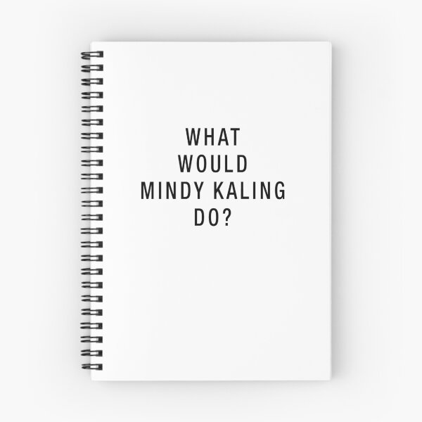 Item preview, What Would Mindy Kaling Do? (Black on White) designed and sold by SaraduJour.