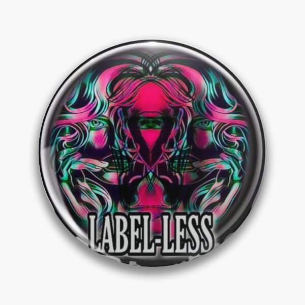 Item preview, LABEL-LESS Two Faced Woman Pink/Blue Circle Drip Design designed and sold by LABEL-LESS.
