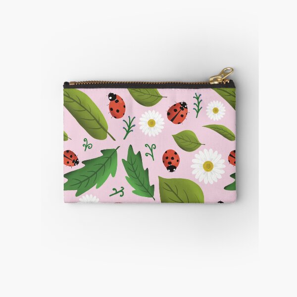 Item preview, Garden Ladybug Pattern Art (pink) designed and sold by jvcoart.