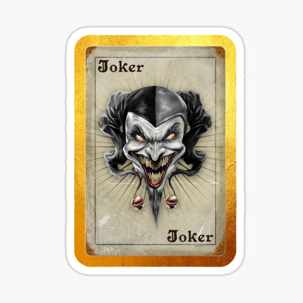 Demon Joker Sticker