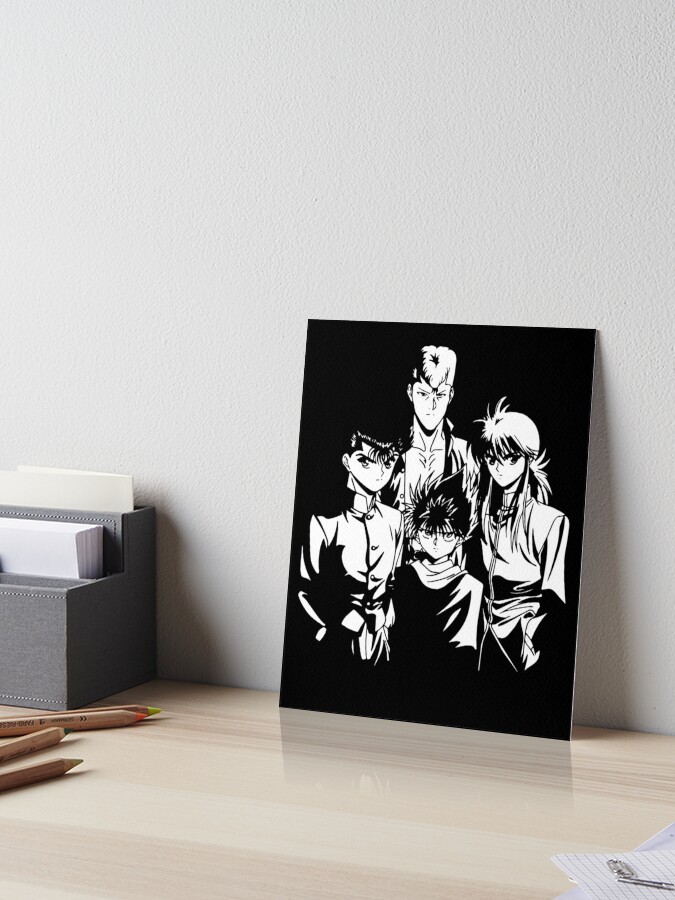 Graphic Love Yuyu Hakusho Anime Characters Art Board Print For Sale By Dorothyoma75 Redbubble