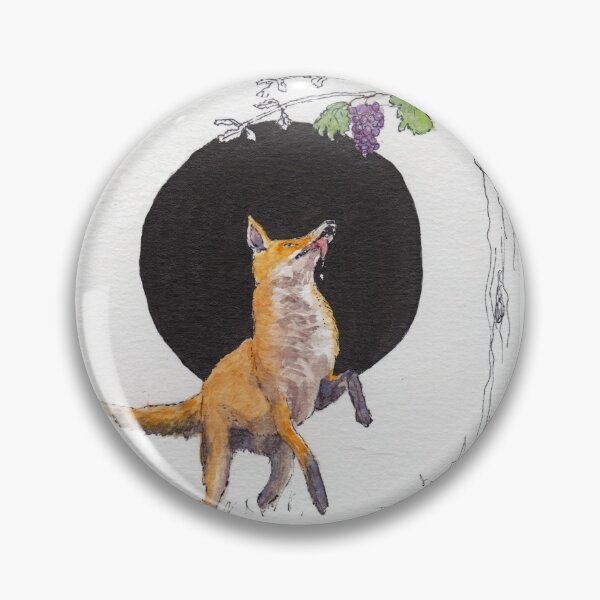 Item preview, Fox and Grapes designed and sold by ShinyPennyArt.