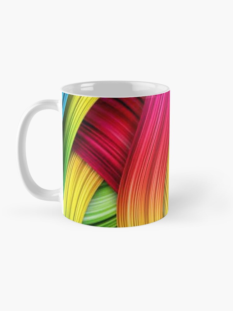 Alternate view of Brush Strokes design Mug