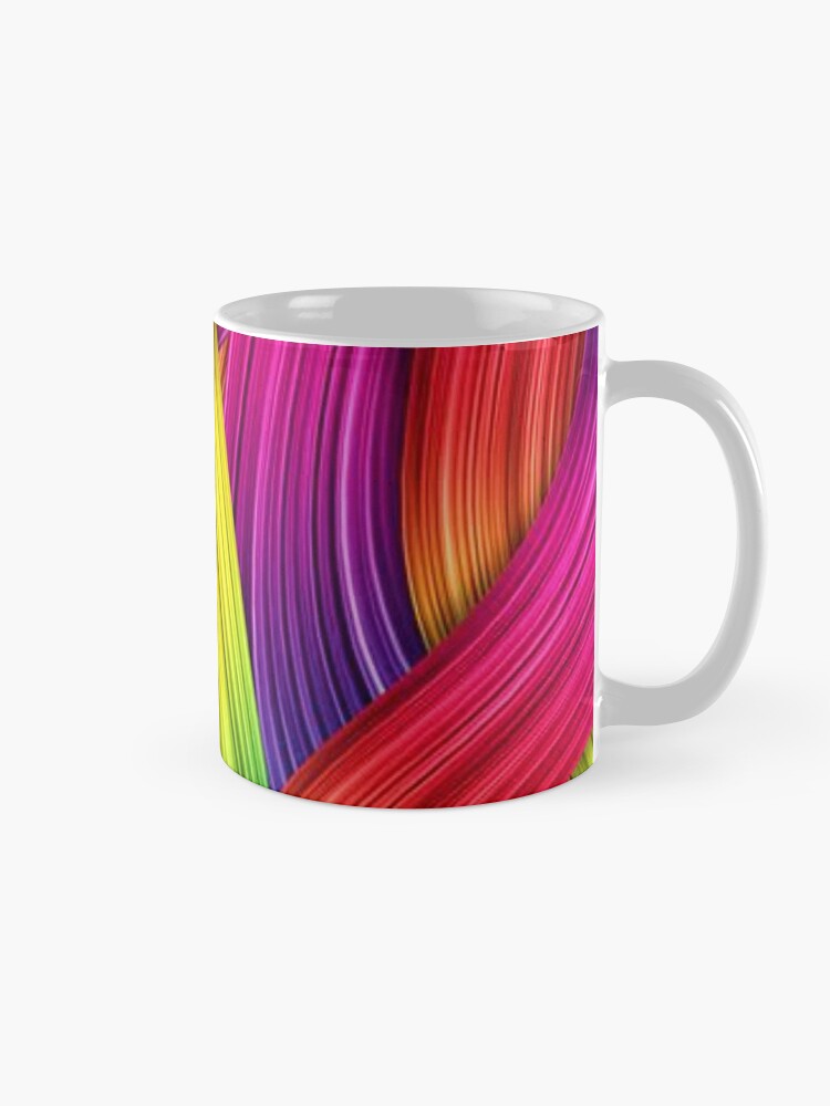 Alternate view of Brush Strokes design Mug