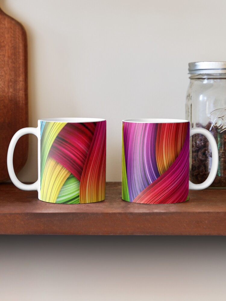 Alternate view of Brush Strokes design Mug
