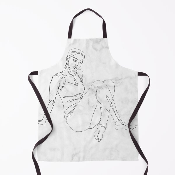 Item preview, stunning woman White marble carrara pattern with accent designed and sold by SpicyCherrys.