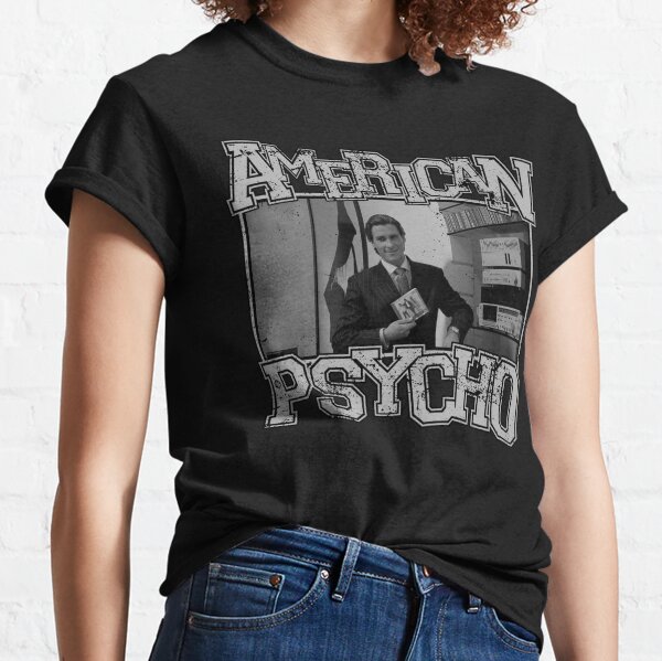 Sigma Male Patrick Bateman Patrick Bateman Psycho American Psychho Shirt  American Horror Film Tshirt Paul Allen Psycho American - Tailor-made  T-shirts - AliExpress