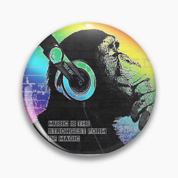 Item preview, Music Is The Strongest Form Of Magic - Banksy Art and Music Quote designed and sold by CASSNELSON.