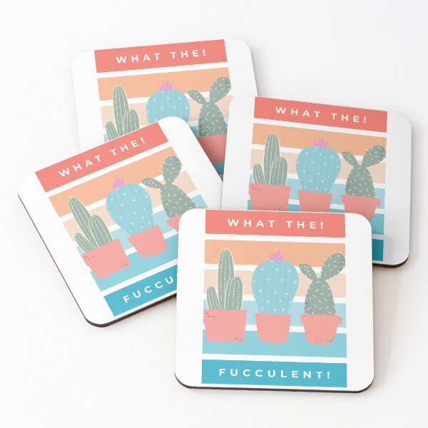 Item preview, What the Fucculent. Funny Cactus Succulents Plants Saying designed and sold by That Cheeky Tee.