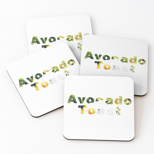 Item preview, Avocado Toast (Text) designed and sold by FEMstuff.