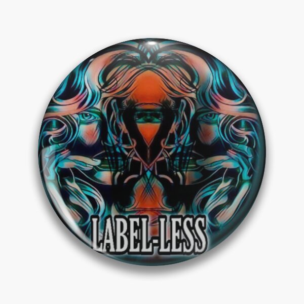 Item preview, LABEL-LESS Two Faced Blue/Orange Circle Drip Design designed and sold by LABEL-LESS.