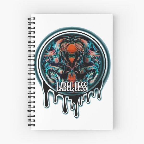 Item preview, LABEL-LESS Two Faced Blue/Orange Circle Drip Design designed and sold by LABEL-LESS.