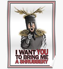 Bring Me A Shrubbery Poster