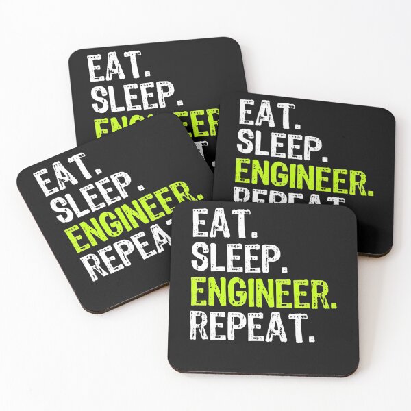 Item preview, Eat Sleep Engineer Engineering Funny designed and sold by TimBennet.