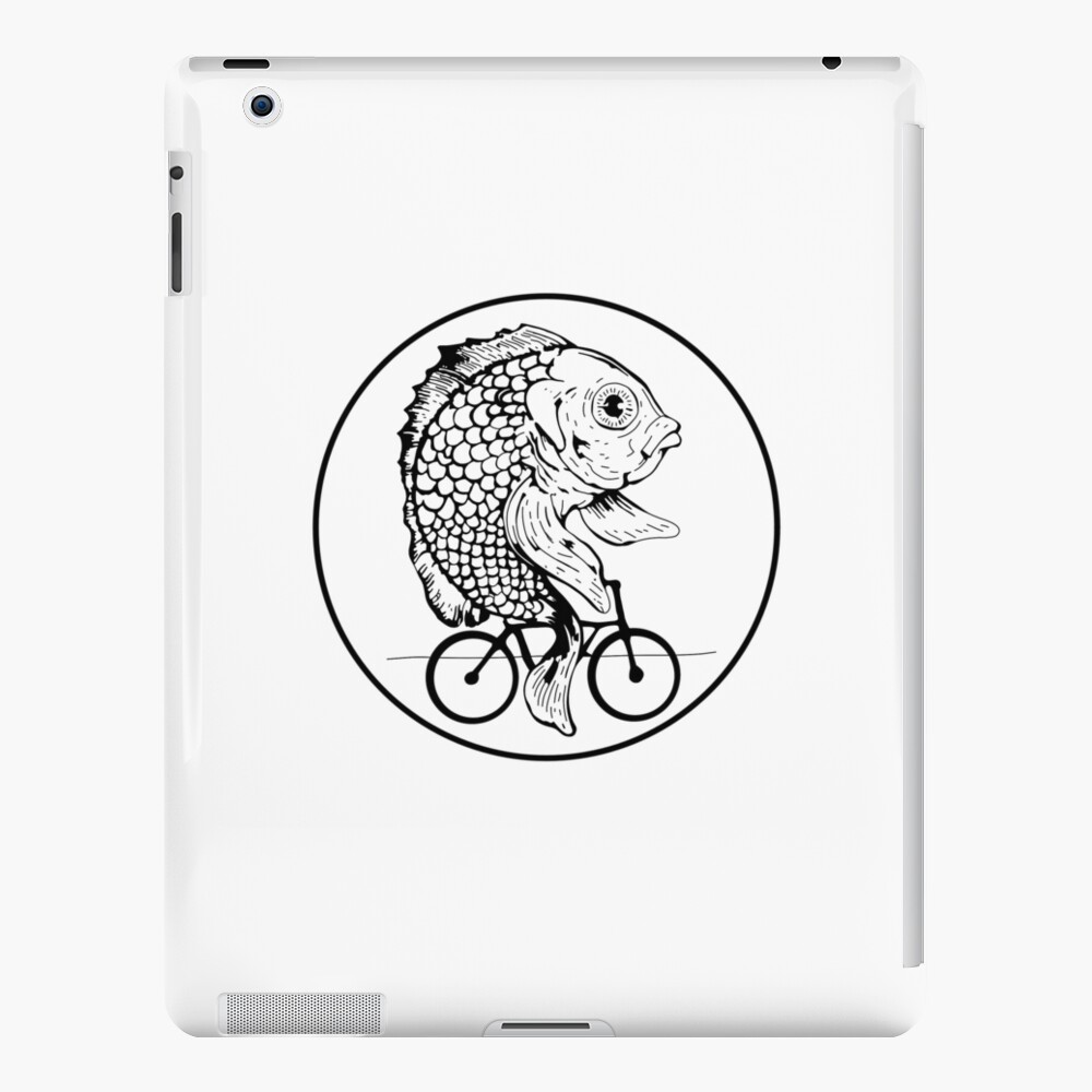 A woman without is man is like a fish without a bicycle iPad Case & Skin