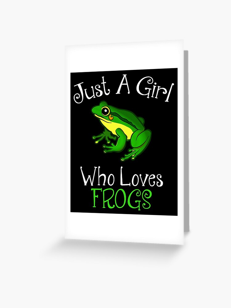 Just A Girl Who Loves Frogs Cute Green Frog Gifts Amphibian Lover Coffee  Mug