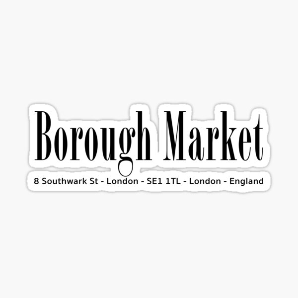 Item preview, Borough Market London England designed and sold by DavidMay.