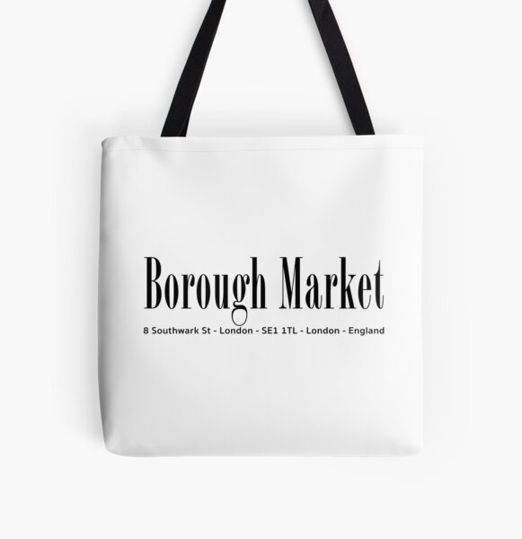 London grocery discount market tote bag