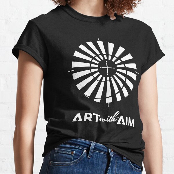 Monochrome White no Frame Classic T-Shirt