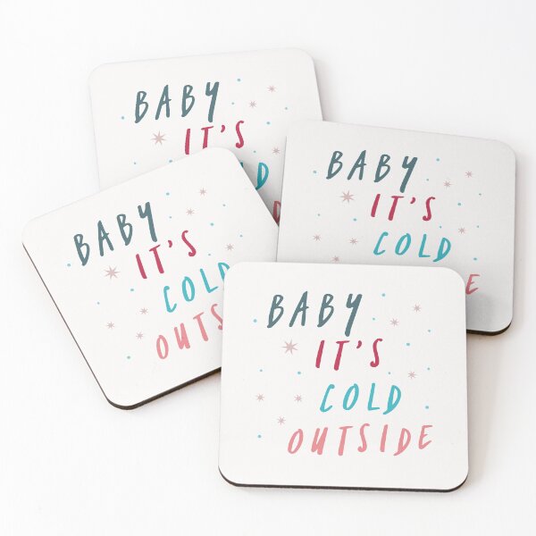 Item preview, Cold Outside Baby It's Cold Outside Merry Christmas Multicolor Gift designed and sold by MiscelChr.