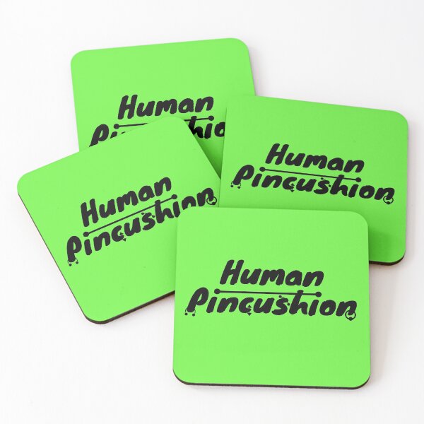 Item preview, Human Pincushion Piercing Enthusiast Design- black/green designed and sold by MixedBagMerch.