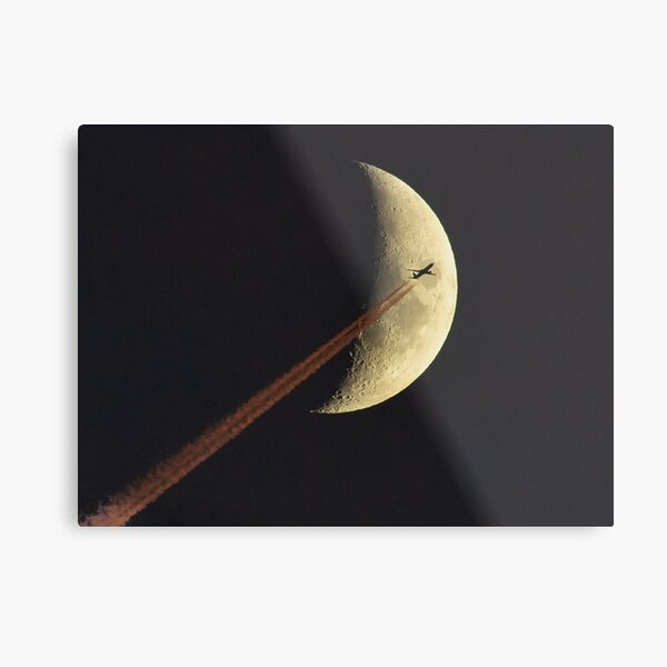 Fly me to the Moon Metal Print