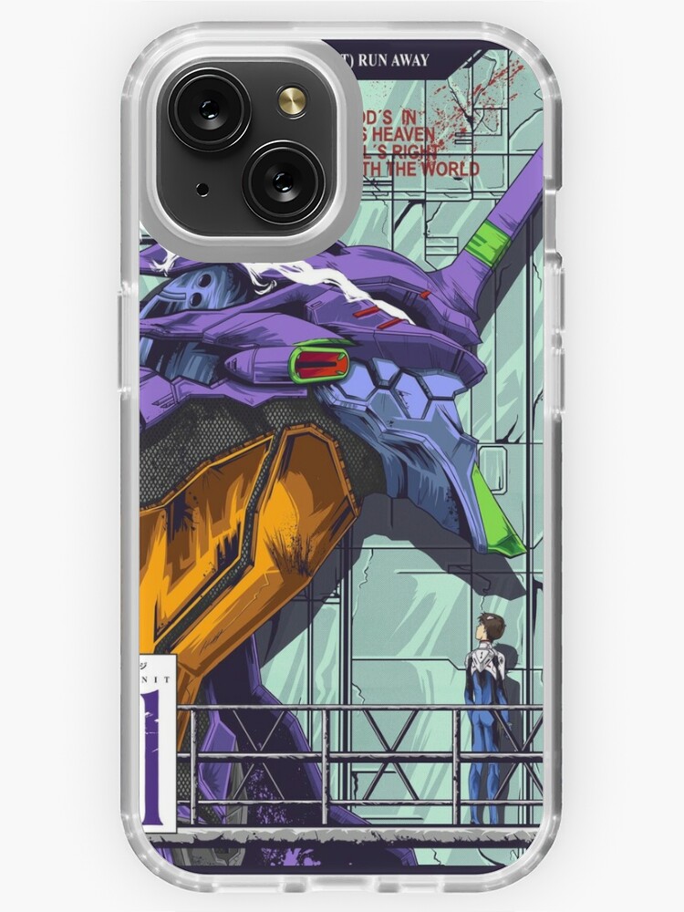 Evangelion Soft Case for Iphone - Evangelion Sillicone Back Cover