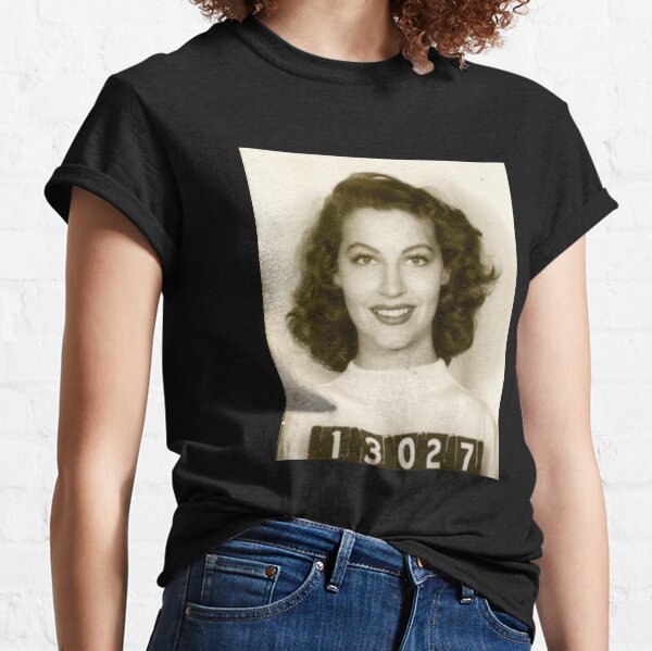 Ava Gardner Celebrity Mugshot Classic T-Shirt