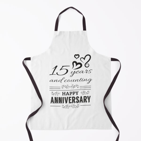Item preview, 15 Years And Counting Happy Anniversary designed and sold by 4AllTimes.