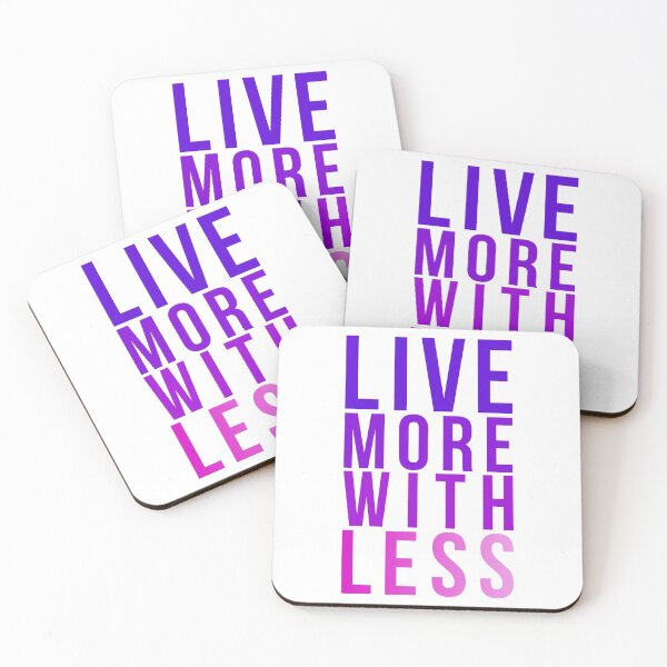 Item preview, Live More With Less designed and sold by Jon Mardin.